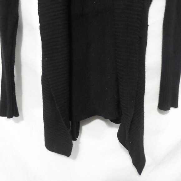 COSTA BLANCA | small | Black Open Front Knit Cardigan With Matching Belt - Picture 7 of 14